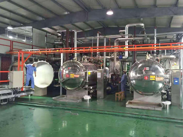 全自動雙鍋并聯式殺菌鍋